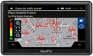 GPS Poids Lourd 7 Pouces NaviPro Camion Bus Voiture Europe - Ventouse  Aimanté - Cdiscount Auto