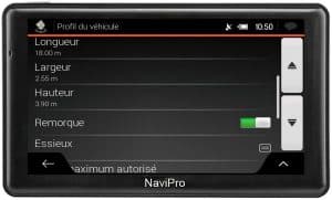 GPS Poids Lourd NaviPro 7 Pouces GPS pour Camion Bus Voiture Ventouse  Aimanté Europe A Vie : : High-Tech